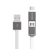 Nillkin Plus (2-in-1) Type-C / Micro-USB Charging Cable (1.2m) - White